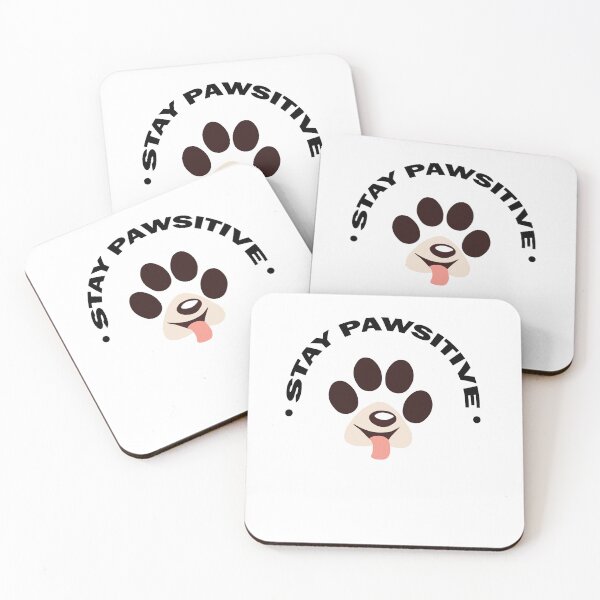 Item preview, STAY PAWSITIVE TINY CHIHUAHUA DOG ILLUSTRAITION designed and sold by DeliveryGeorge.