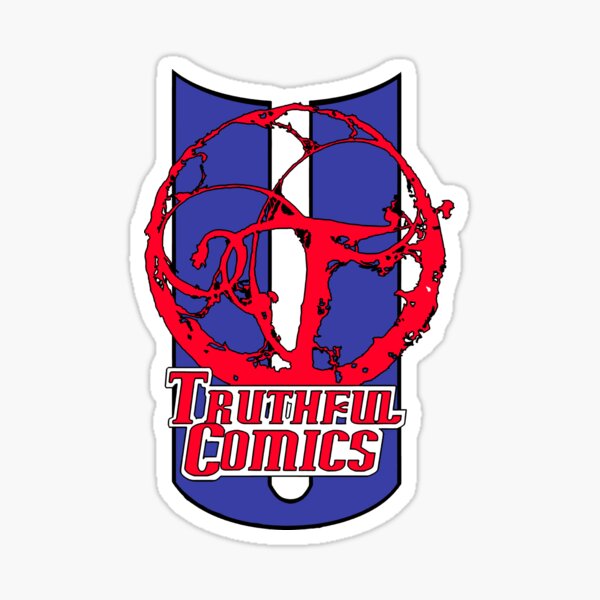 Truthful Comics Cover Logo Sticker