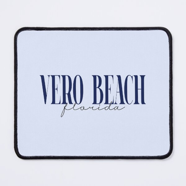 Item preview, Vero Beach Florida Classic Navy Bold Lettering designed and sold by sourpanda.