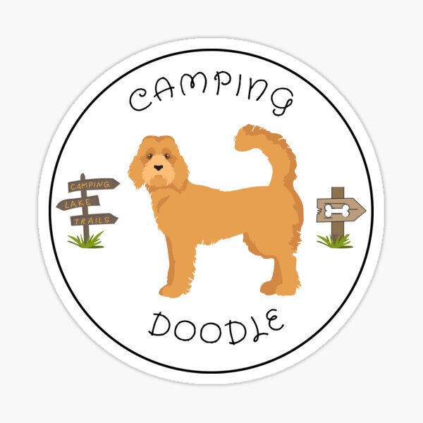 Camping Doodle Sticker
