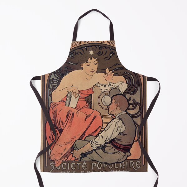 Item preview, Société Populaire des Beaux-Arts 1897 - Mucha Art Nouveau Enhanced Reproduction designed and sold by molamode.