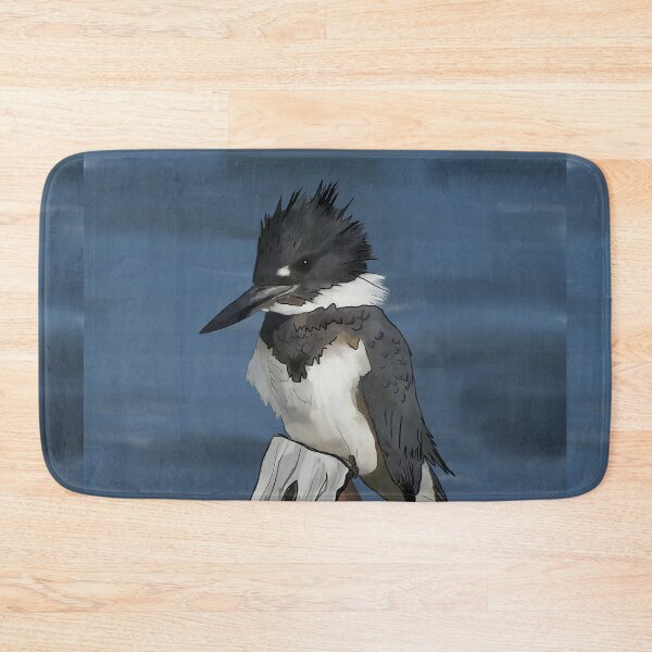Item preview, Kingfisher surveys the Kingdom from a Cedar Post Throne designed and sold by Lacey Schmidt.