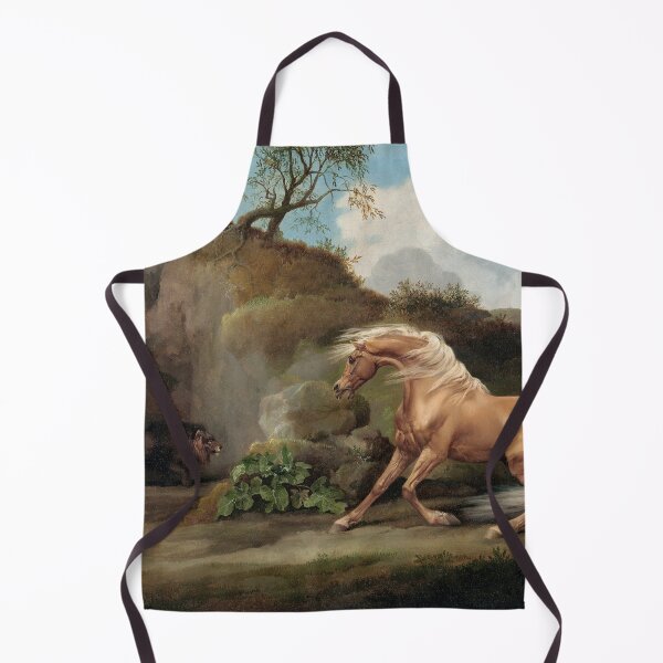Item preview, HORSE FRIGHTENED BY A LION designed and sold by BulganLumini.