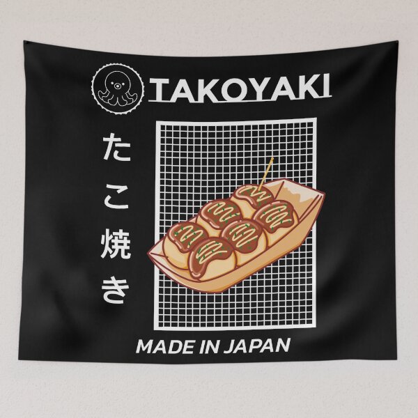 Item preview, Takoyaki octopus, kawaii takoyaki cute japanese food vintage - cute japanese vintage food designed and sold by shodark.
