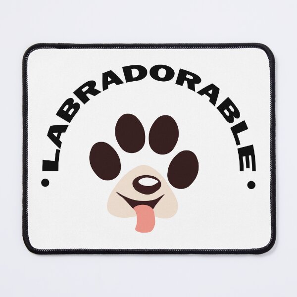 Item preview, CARTOON LABRADORABLE CIRCULAR TYPOGRAPHY ILLUSTRATION designed and sold by DeliveryGeorge.