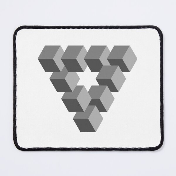 Item preview, penrose triangle geometry cube penrose stairs illusion designed and sold by Kajieno.