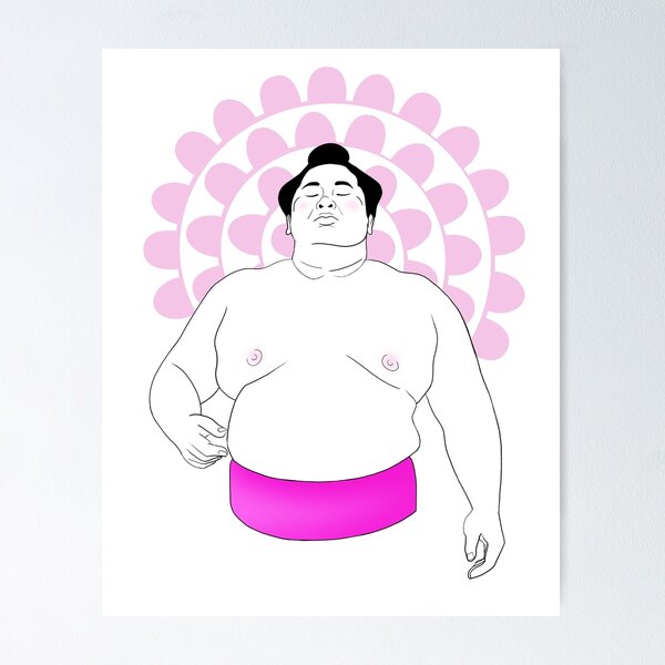 Item preview, Sumo - Rikishi Ura designed and sold by Véronique Richer.