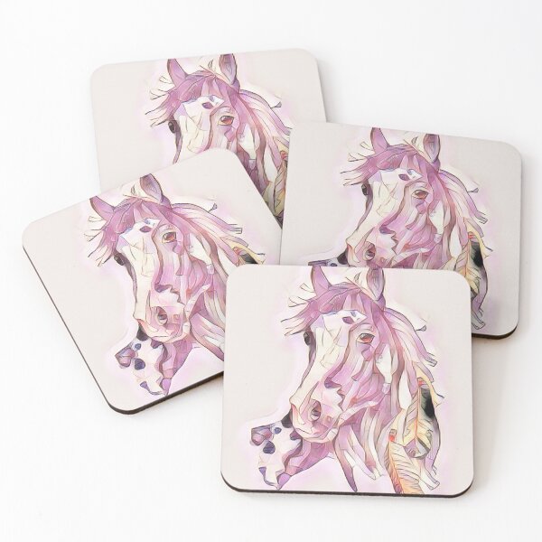 Item preview, Pastel Horse with Feathers in It's Mane designed and sold by No1Equestrian.