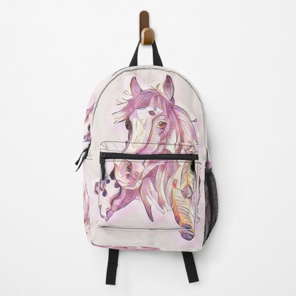 Item preview, Pastel Horse with Feathers in It's Mane designed and sold by No1Equestrian.
