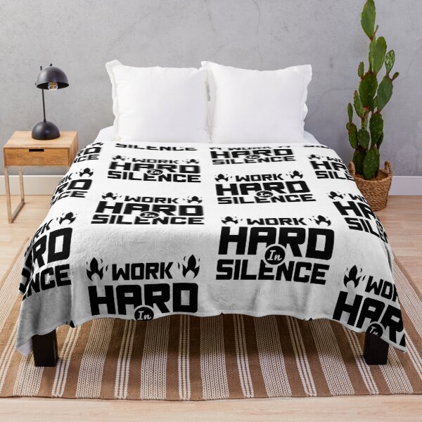 Item preview, Work Hard in Silence Always Think To Be Positive Aspire To Inspire Before The Expire Funny Saying Happy Life Apparel Essential Motivation Inspiration Joy Mood designed and sold by DesignByHeartUK.