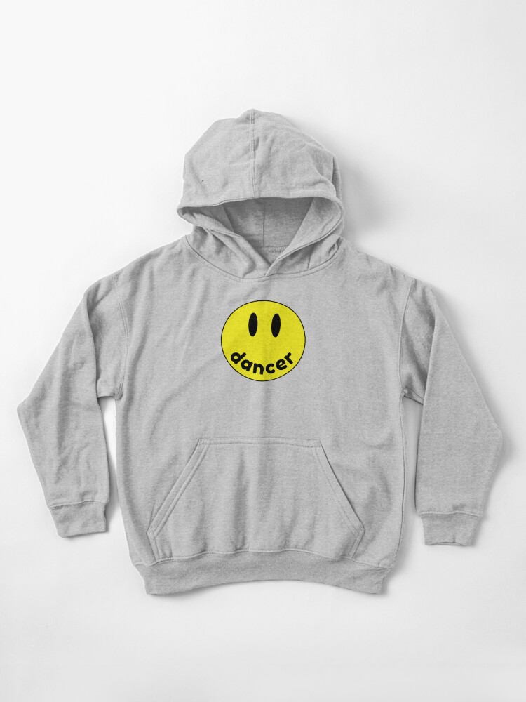 Smiley Face Dancer Kids Pullover Hoodie
