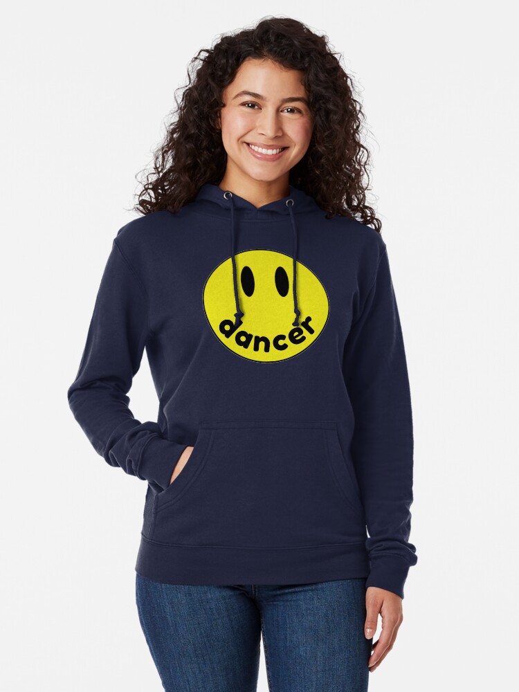 smiley face dancer sweatshirt