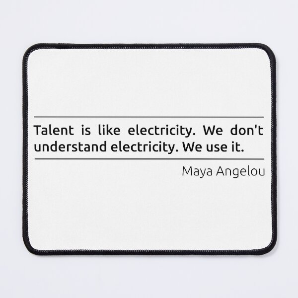 Item preview, Talent is like electricity designed and sold by BeepBoopDesigns.