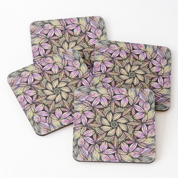 Item preview, Purple Gold Petals and Seed Pods Collection 062122 by Kristi Duggins designed and sold by Kristi Duggins.