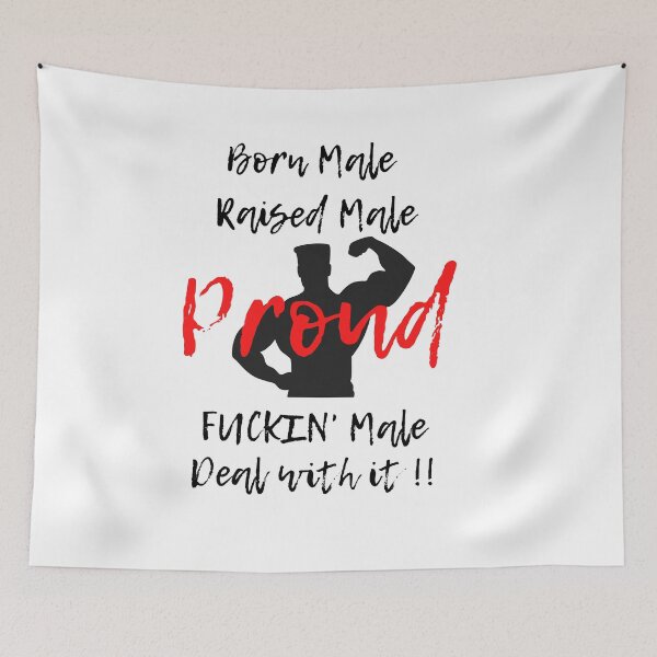 Item preview, Born male raised male designed and sold by ProjectOfColor.
