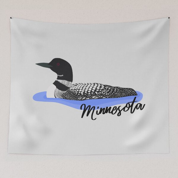 Item preview, Common Loon Minnesota Drawing designed and sold by Anna Ryburn.