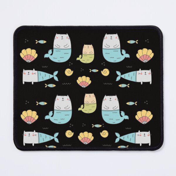 Item preview, Mermaid Cat In Summer Funny pattern designed and sold by Ndli.