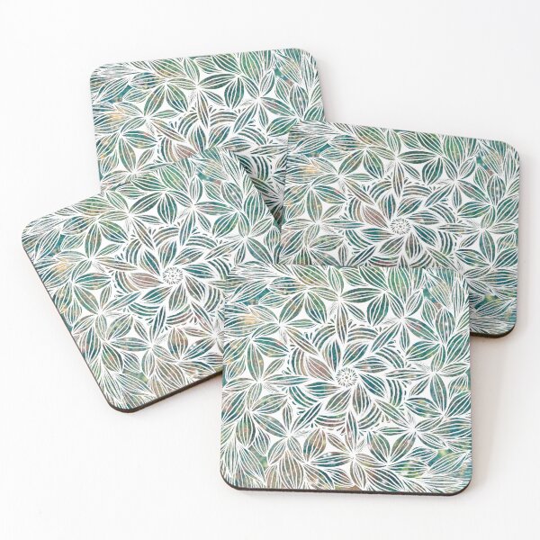 Item preview, Green and Gold Petals and Seed Pods Collection 062122 by Kristi Duggins designed and sold by Kristi Duggins.