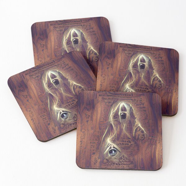 Item preview, Wood Spirits Creepy Mystical Art designed and sold by CreepyKaleidopi.