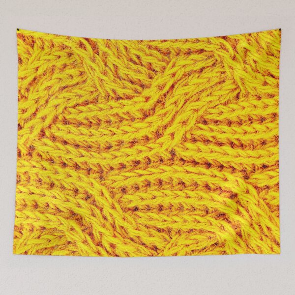 Item preview, PATTERN DESIGN STUDY #97 – Bright Gold Knitted Yarn designed and sold by DEL-Productions.