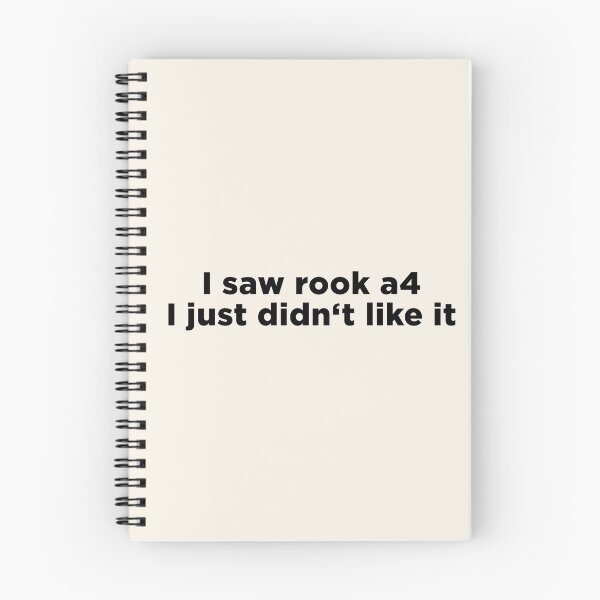 Item preview, I Saw Rook a4 I Just Didn't Like It, Funny Gothamchess Meme designed and sold by itisjakob.