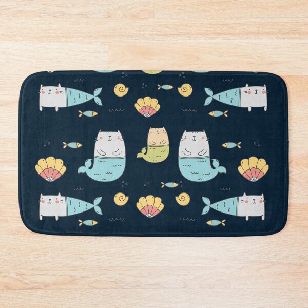 Item preview, Mermaid Cat In Summer Funny pattern designed and sold by Ndli.
