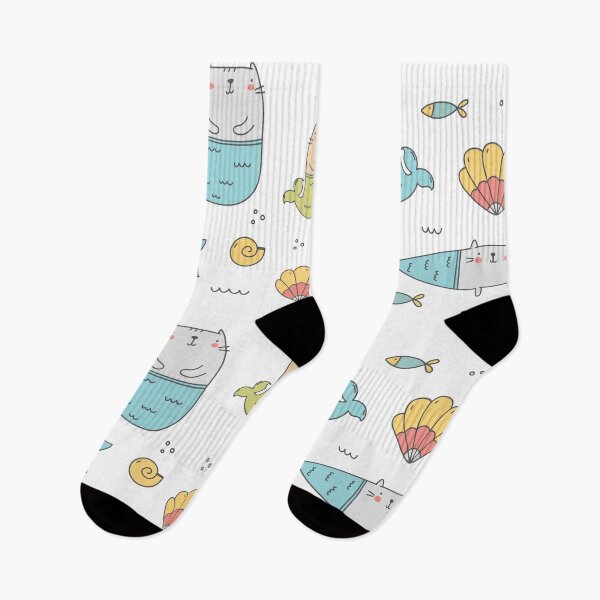 Item preview, Mermaid Cat In Summer Funny pattern designed and sold by Ndli.