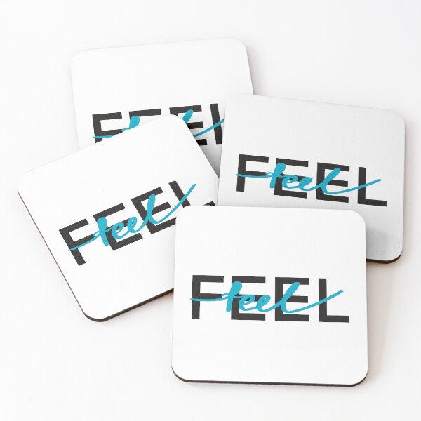 Item preview, Feel.  Blue Motivational phrase.  Lettering  designed and sold by Drevych-shop.