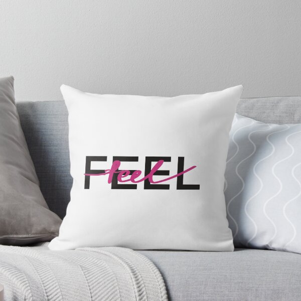 Item preview, Feel.  Pink Motivational phrase.  Lettering  designed and sold by Drevych-shop.
