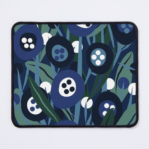 Item preview, Bold Modern Scandinavian Abstract Flowers by Night designed and sold by Deutschic.
