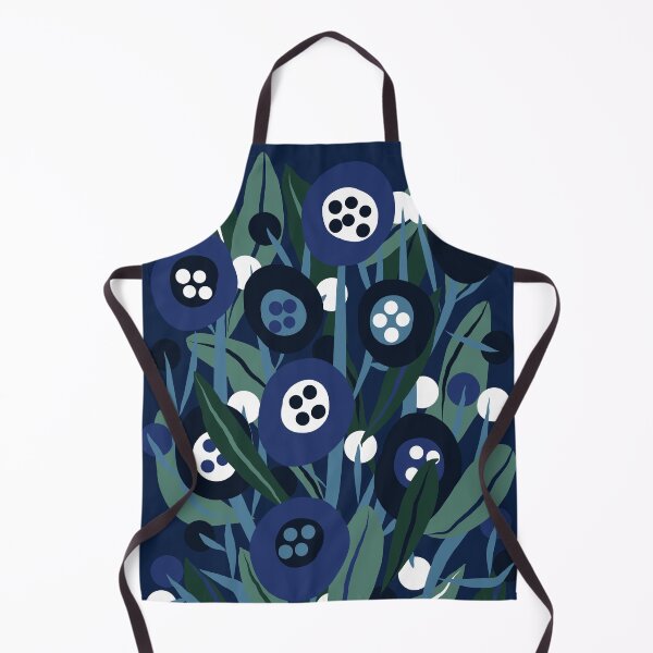 Item preview, Bold Modern Scandinavian Abstract Flowers by Night designed and sold by Deutschic.