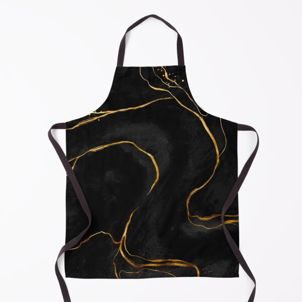 Item preview, Deluxe Gold and Black abstract Marble Throw Pillow designed and sold by mystylecorner.