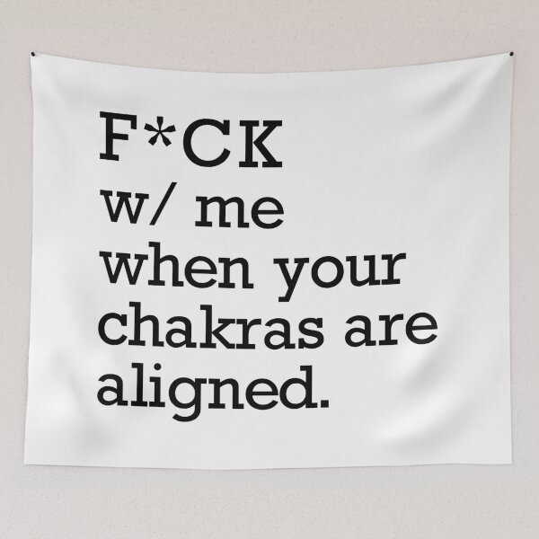 Item preview, When Your Chakras Are Aligned | Black Text designed and sold by gconvento.