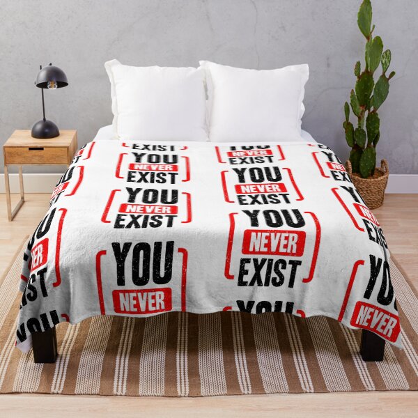 Item preview, You Never Exist Always Think To Be Positive Aspire To Inspire Before The Expire Funny Saying Happy Life Apparel Essential Motivation Inspiration Joy Mood designed and sold by DesignByHeartUK.