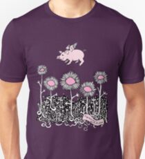 Schweine werden fliegen Slim Fit T-Shirt