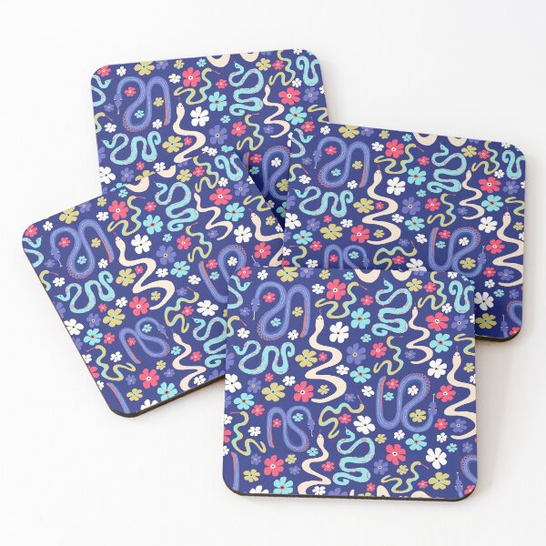 Item preview, Cute Snakes - Blue designed and sold by KBurnsArt.