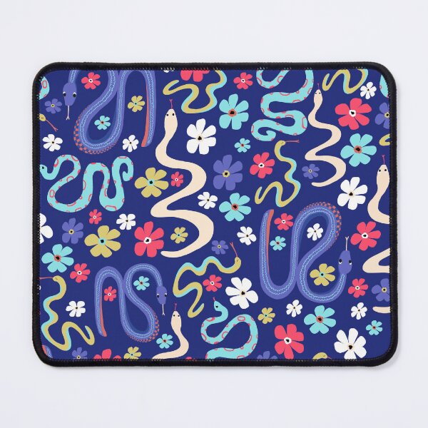 Item preview, Cute Snakes - Blue designed and sold by KBurnsArt.