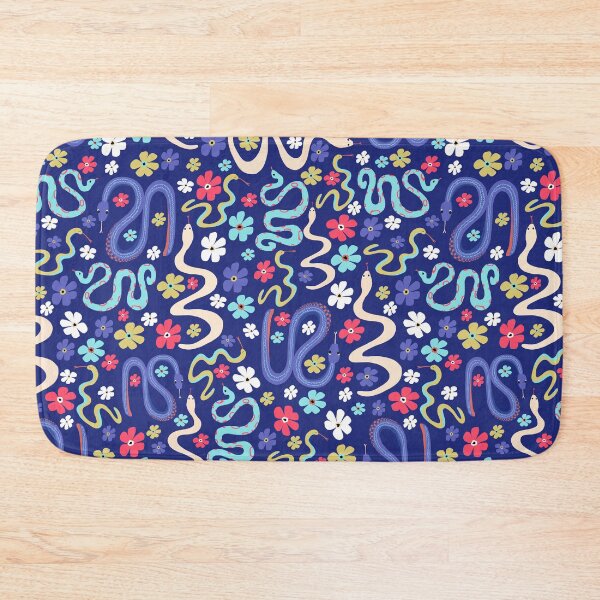 Item preview, Cute Snakes - Blue designed and sold by KBurnsArt.