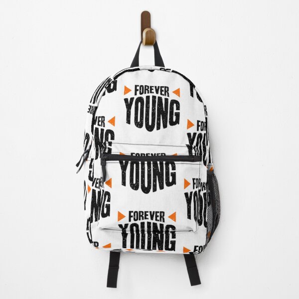 Item preview, Forever Young Think To Be Positive Aspire To Inspire Before The Expire Funny Saying Happy Life Apparel Essential Motivation Inspiration Joy Mood designed and sold by DesignByHeartUK.