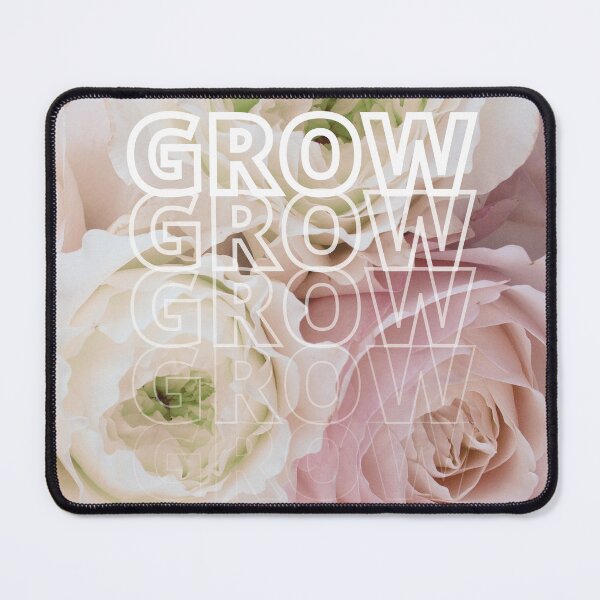 Item preview, GROW (above) - Dreamlike White And Pink Flowers designed and sold by AliceSLee.