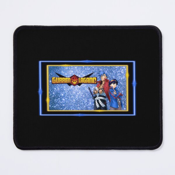 Item preview, Simon and Kamina Neon Sign - Blue/Yellow (on Black) designed and sold by epinkb.