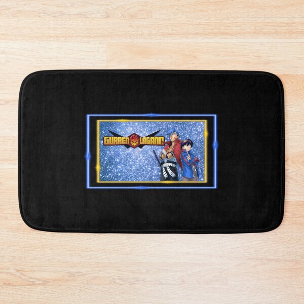 Item preview, Simon and Kamina Neon Sign - Blue/Yellow (on Black) designed and sold by epinkb.