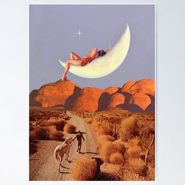 She was the Moon Poster