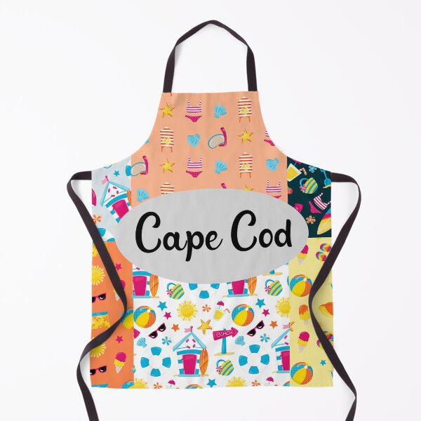 Item preview, Cape Cod Beach Patterns - Surf Board, Sailboat, Sunglasses, Starfish designed and sold by WigOutlet.