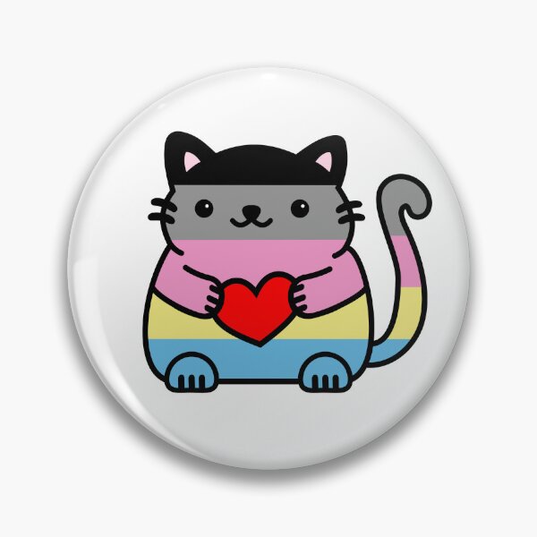Item preview, Polygender Pride Flag Kitty designed and sold by ilexdesigns.