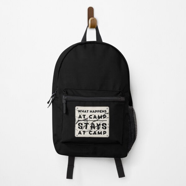 Item preview, What happens at camp stays at camp – funny camping quote designed and sold by yococo.