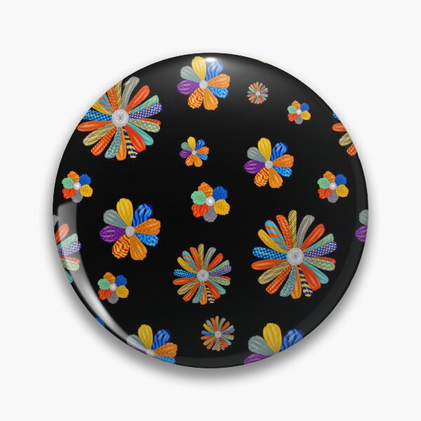 Item preview, Bright Coloured Flowers - Patterned Flower Petals designed and sold by TheKingdomAttic.