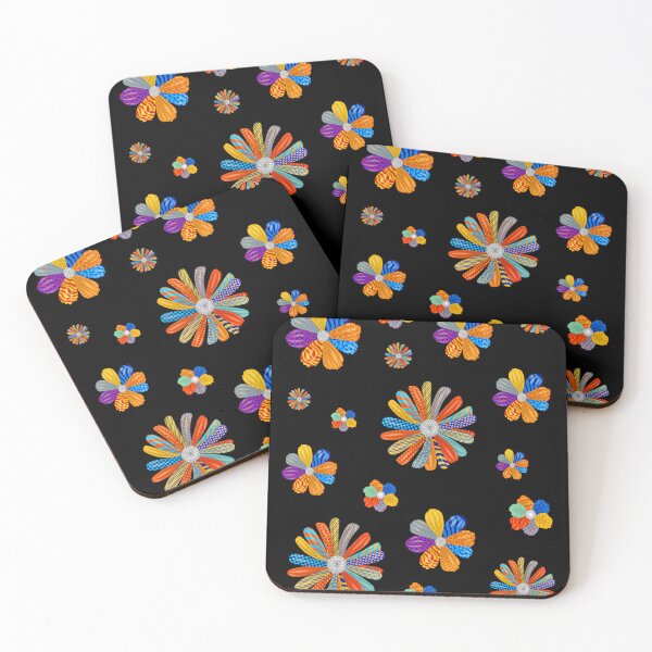 Item preview, Bright Coloured Flowers - Patterned Flower Petals designed and sold by TheKingdomAttic.
