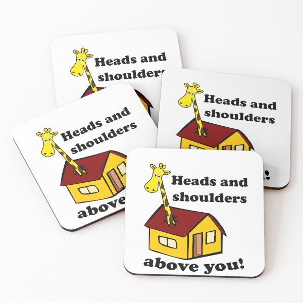 Item preview, Heads and shoulder above you! Giraffe joke designed and sold by designsbyted.