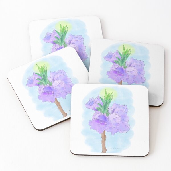 Item preview, Nectarine Flower Purple designed and sold by Mina Sakatani.